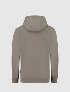 Kids Dubbel Icon Logo Hoodie | Taupe
