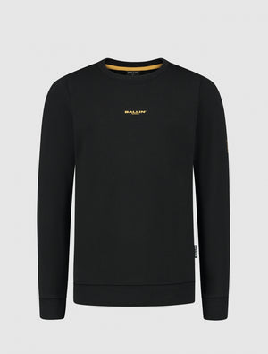 Kids Legacy Print Sweater | Black