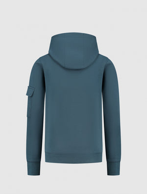 Kids Cargo Hoodie | Dark Blue