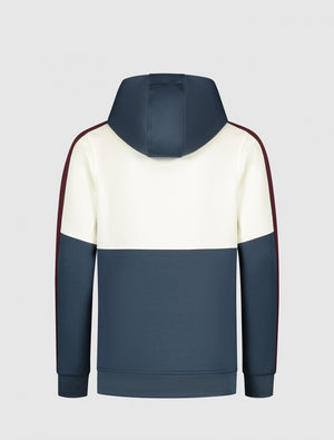 Kids Scuba Color Block Logo Hoodie | Dark Blue