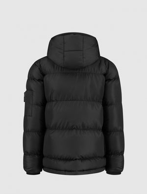 Kids Gewatteerde Puffer Jas | Black