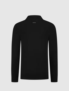 Kids Logo Mockneck Knit | Black