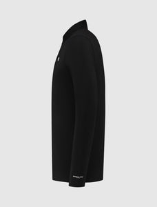 Icon Logo Lange Mouw Polo | Black