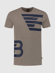 Dubbel Icon Logo T-shirt | Taupe