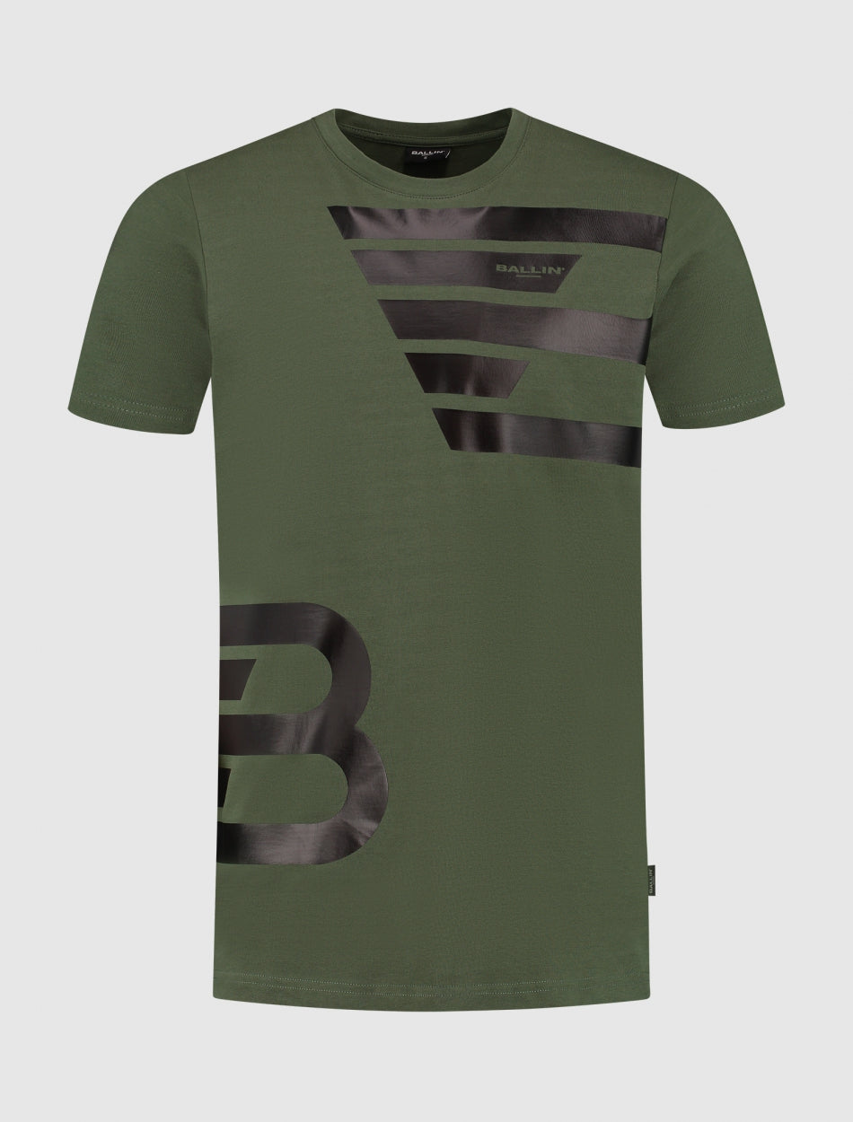 Dubbel Icon Logo T-shirt | Forest Green