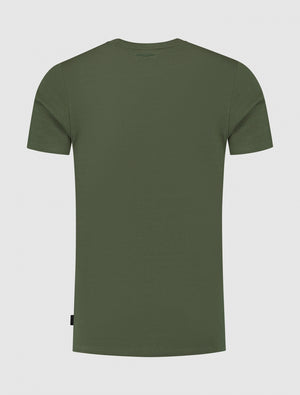 Dubbel Icon Logo T-shirt | Forest Green