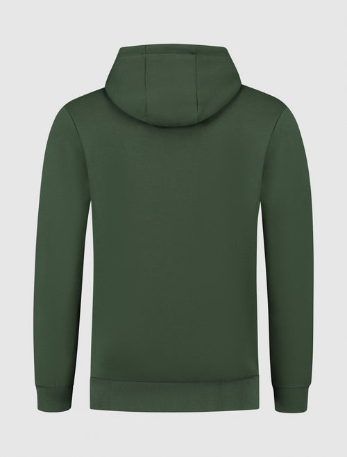 Dubbel Icon Logo Hoodie | Forest Green