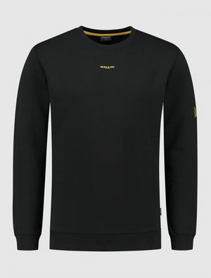 Legacy Print Sweater | Black