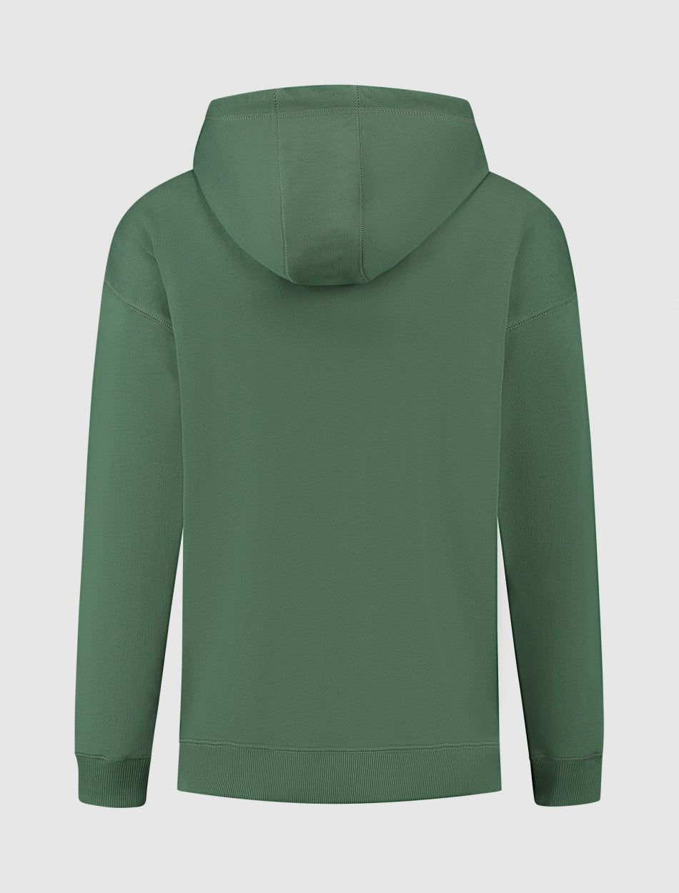 For The Greatest Print Hoodie | Forest Green