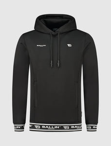 Scuba Jacquard Hoodie | Black