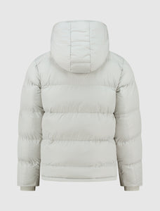 Embroidery Puffer Jas | Off White