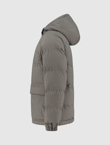 Pocket Puffer Jas | Taupe