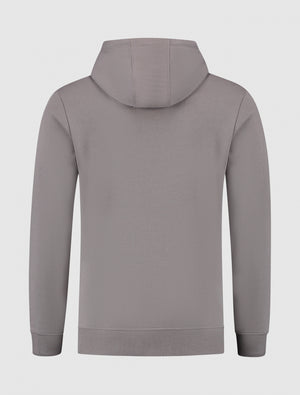 Logo Badge Hoodie | Taupe