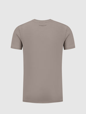 Kids Logo T-Shirt | Taupe