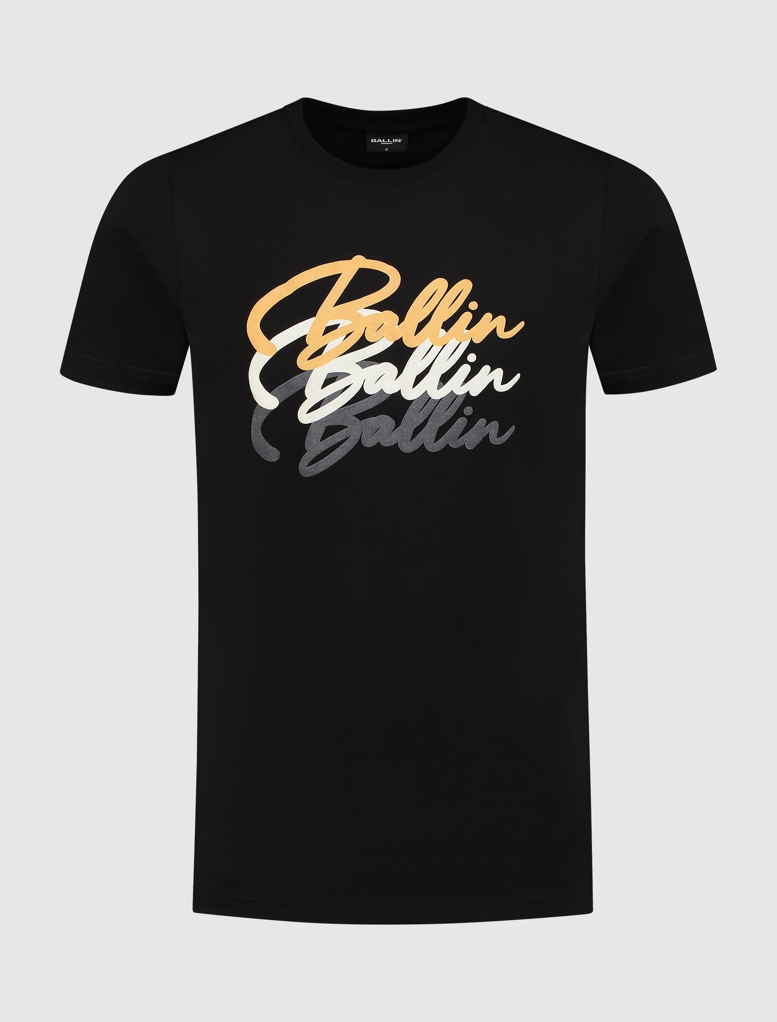 Gradient Logo Print T-shirt | Black