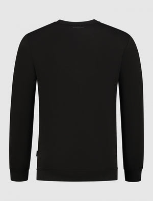 Puff Print Logo's Sweater | Black