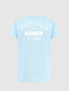 Kids Sports Club T-shirt | Lt Blue