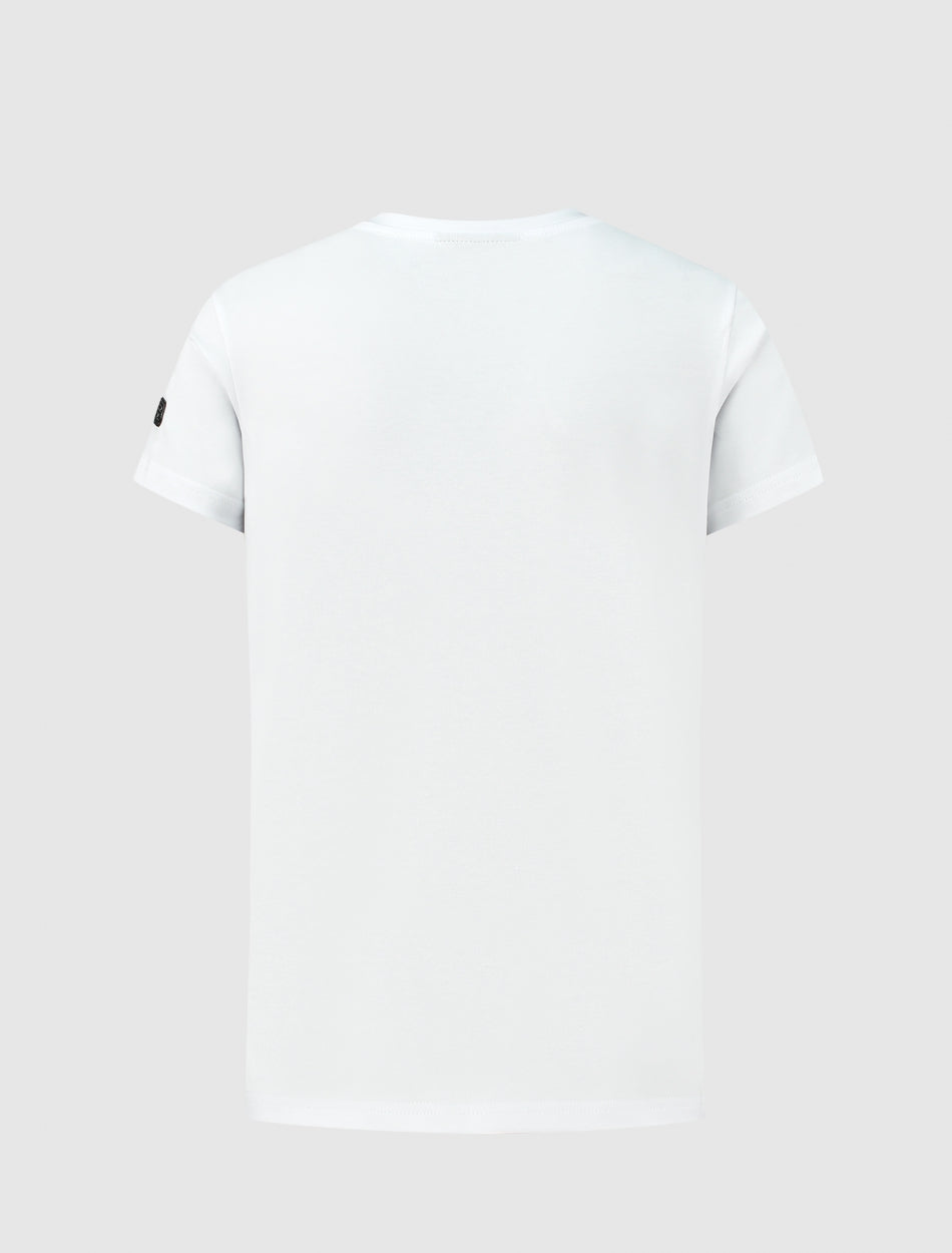 Junior HD Print Logo T-shirt | White