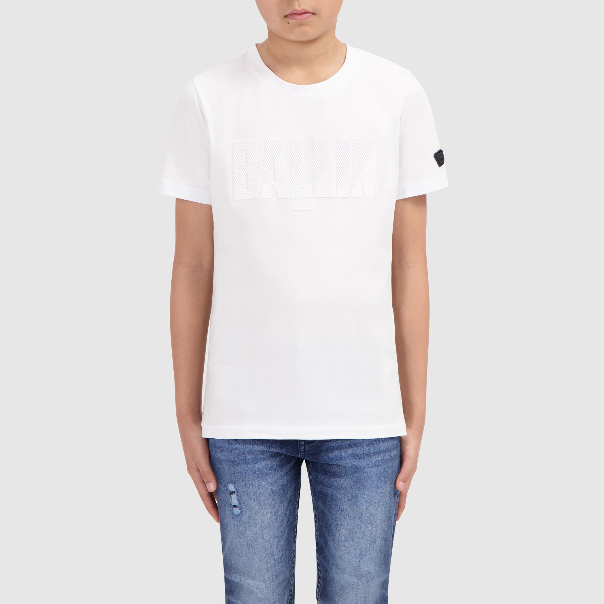 Junior HD Print Logo T-shirt | White