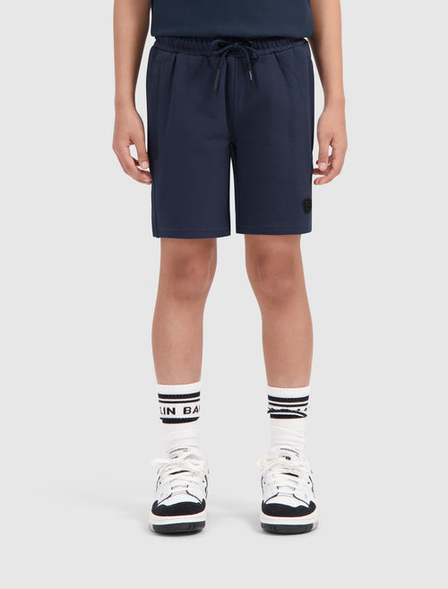 Junior Logo Badge Sweat Shorts | Navy