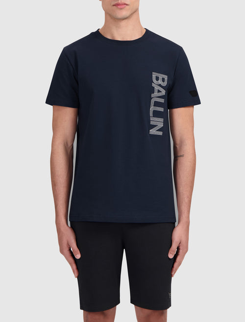 Side logo T-shirt | Navy