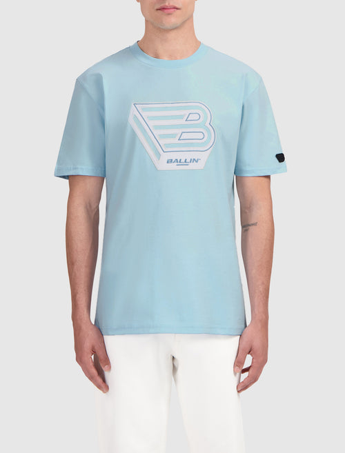 3D Icon Logo T-shirt | Lt Blue