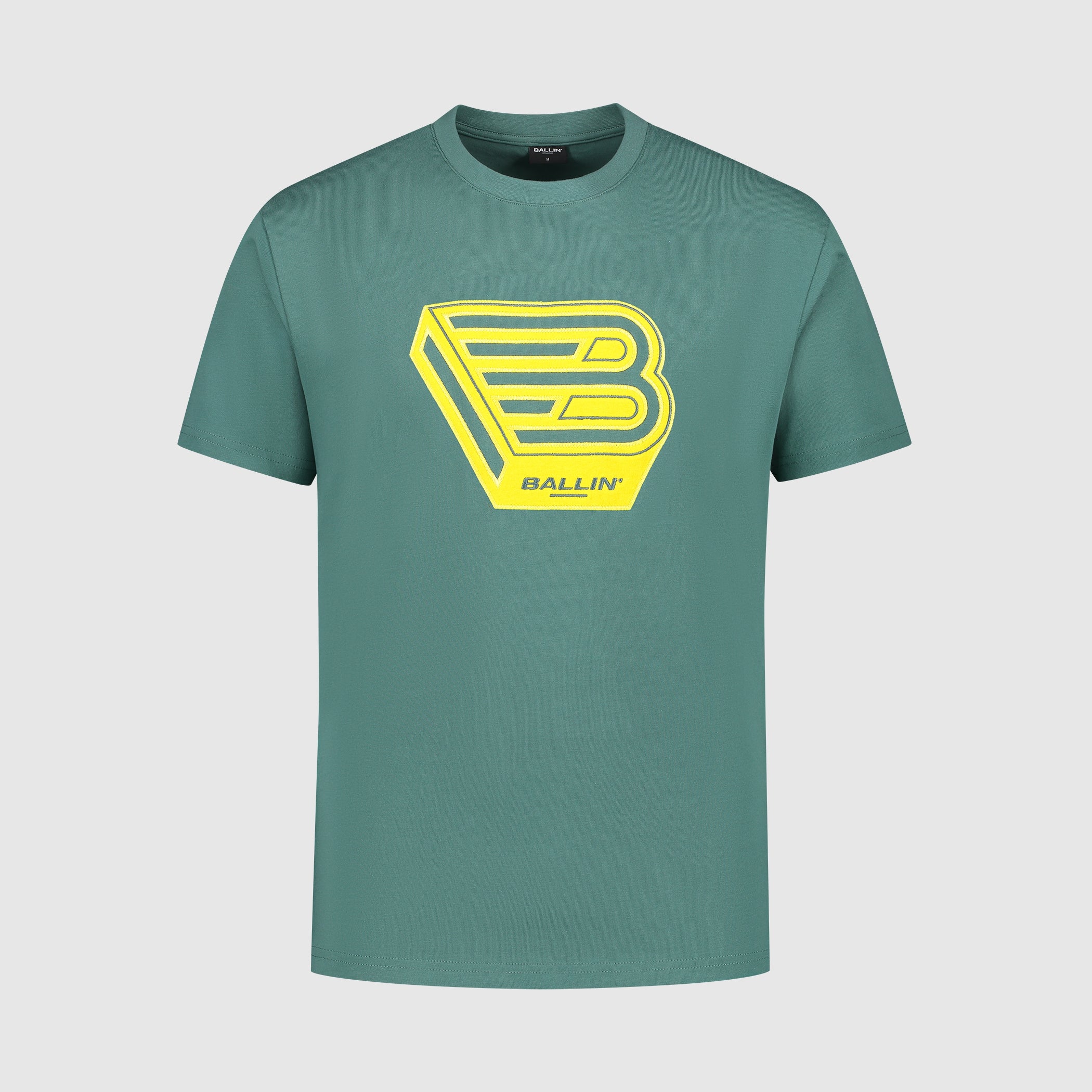3D Icon Logo T-shirt | Faded Green