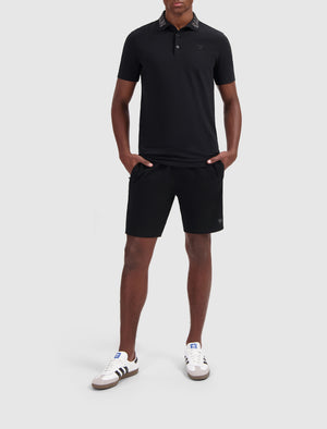Logo Batch Sweat Shorts | Black