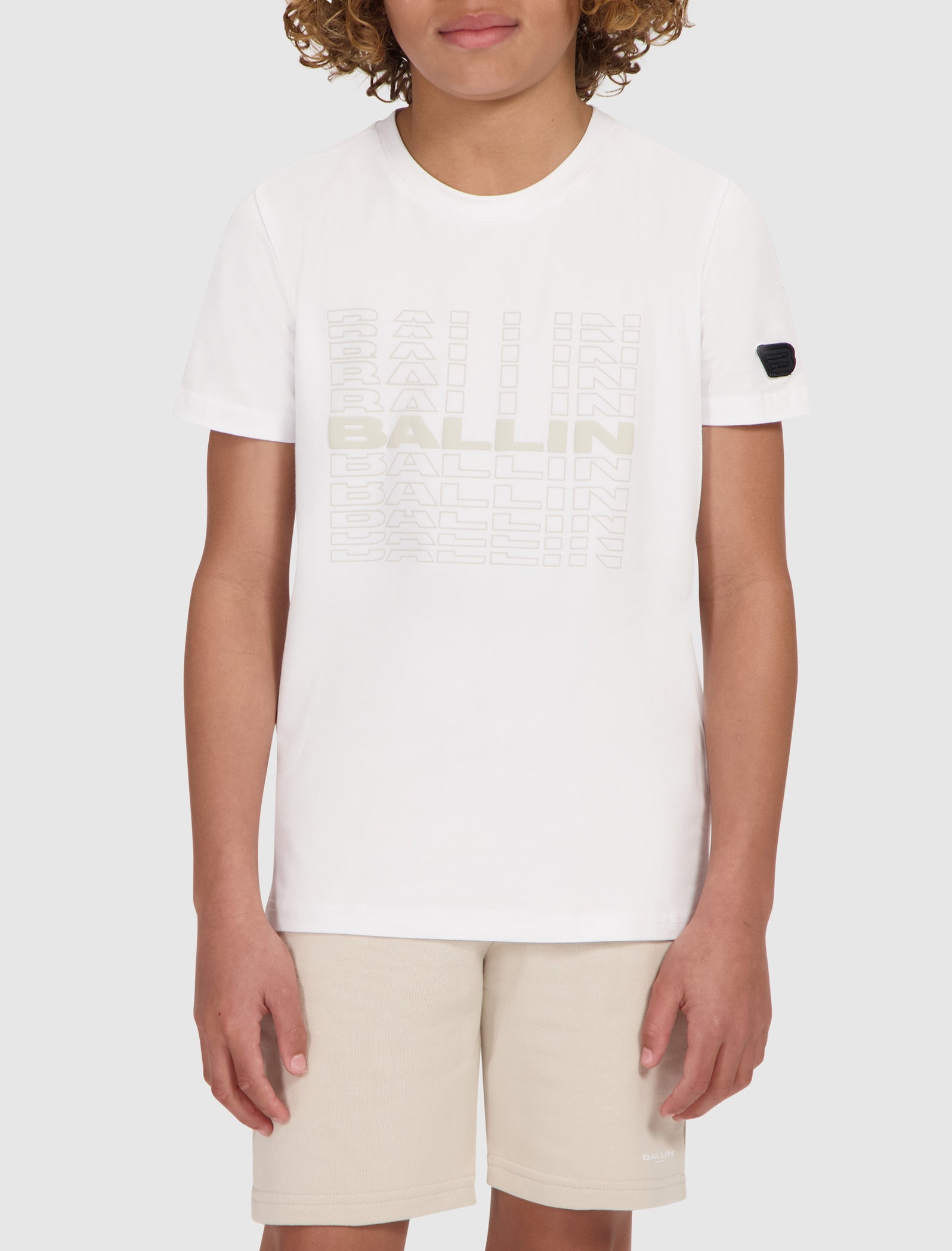 Junior Reel Word Art T-shirt | White