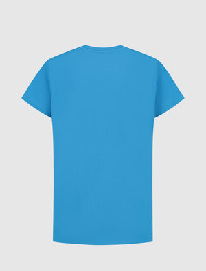 Kids HD Icon Logo Print T-shirt | Blue