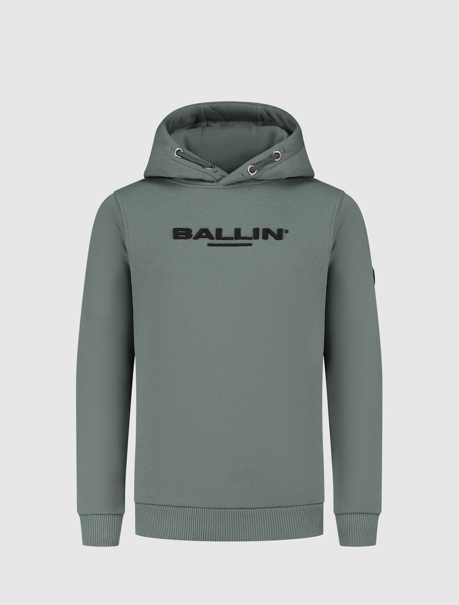 Junior Embroidery Logo Hoodie | Army Green