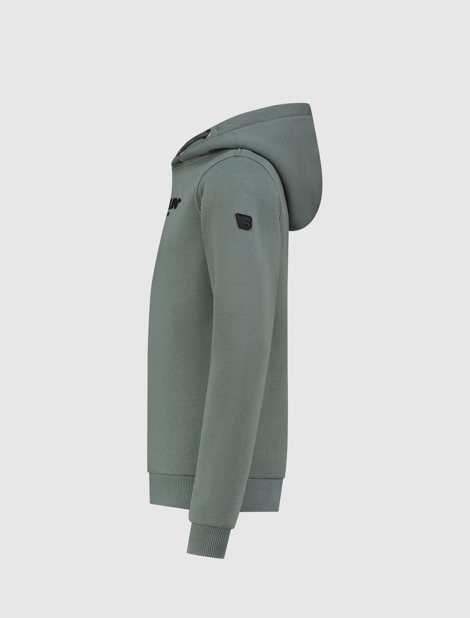 Junior Embroidery Logo Hoodie | Army Green