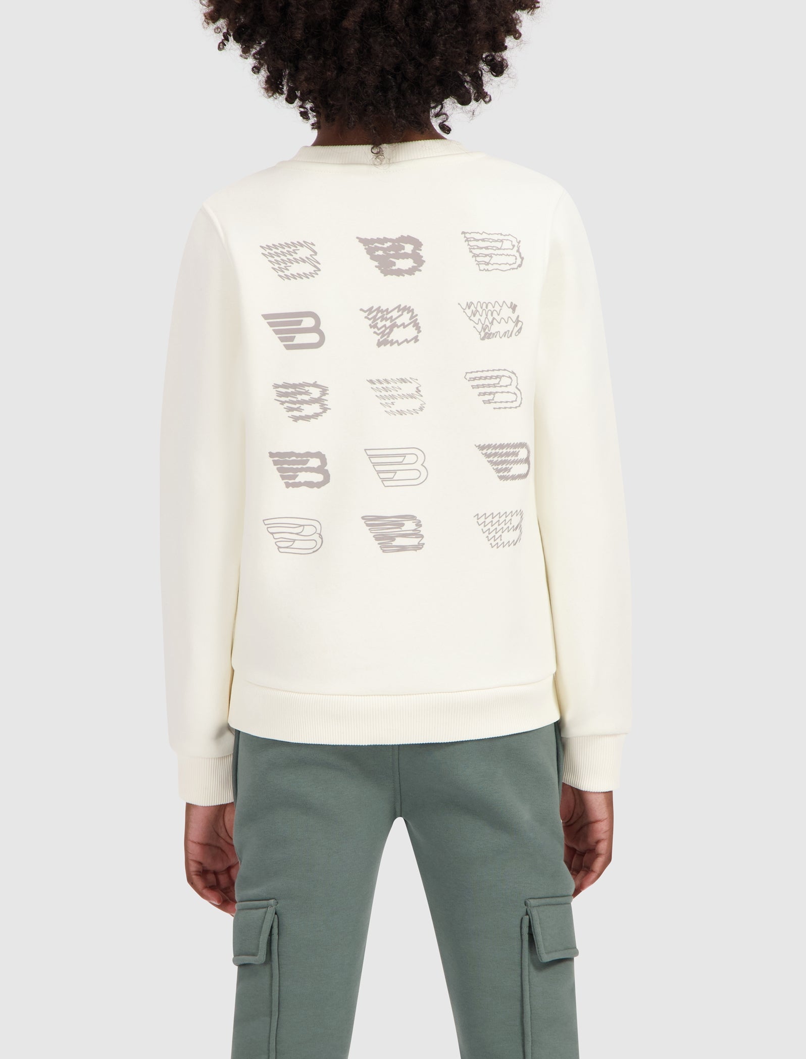Junior Scribble Icon Logo Sweater | Off White