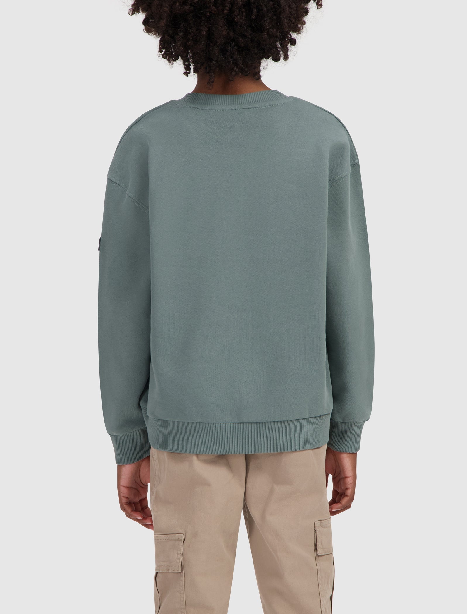 Junior Double Vision Sweater | Army Green