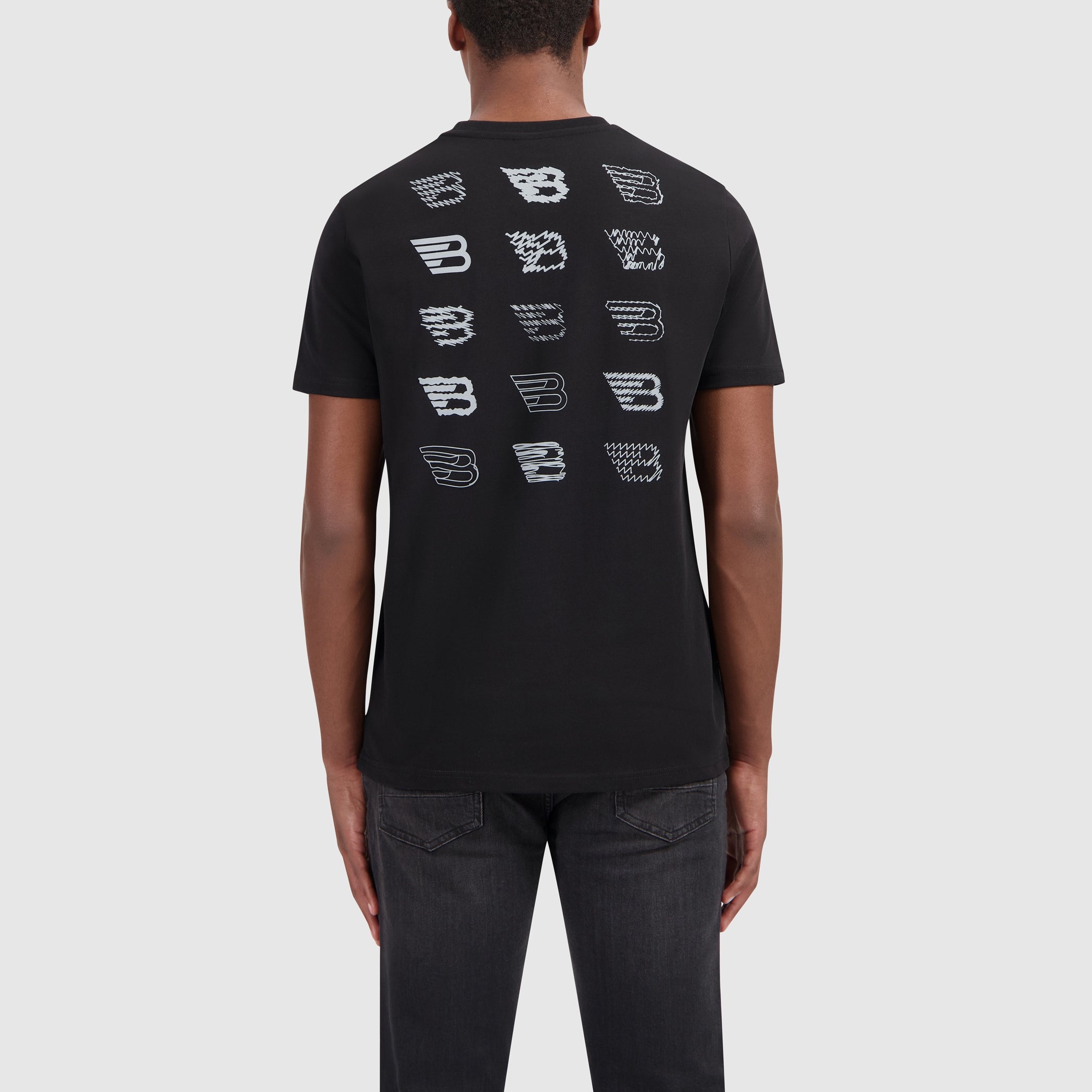 Scribble Icon Logo T-shirt | Black