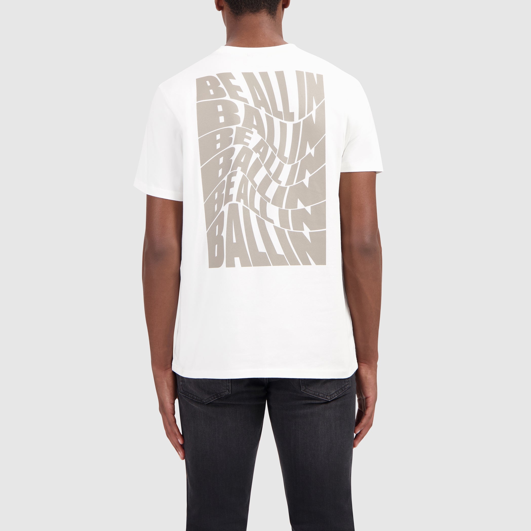 Be ALL IN Vortex T-shirt | Off White