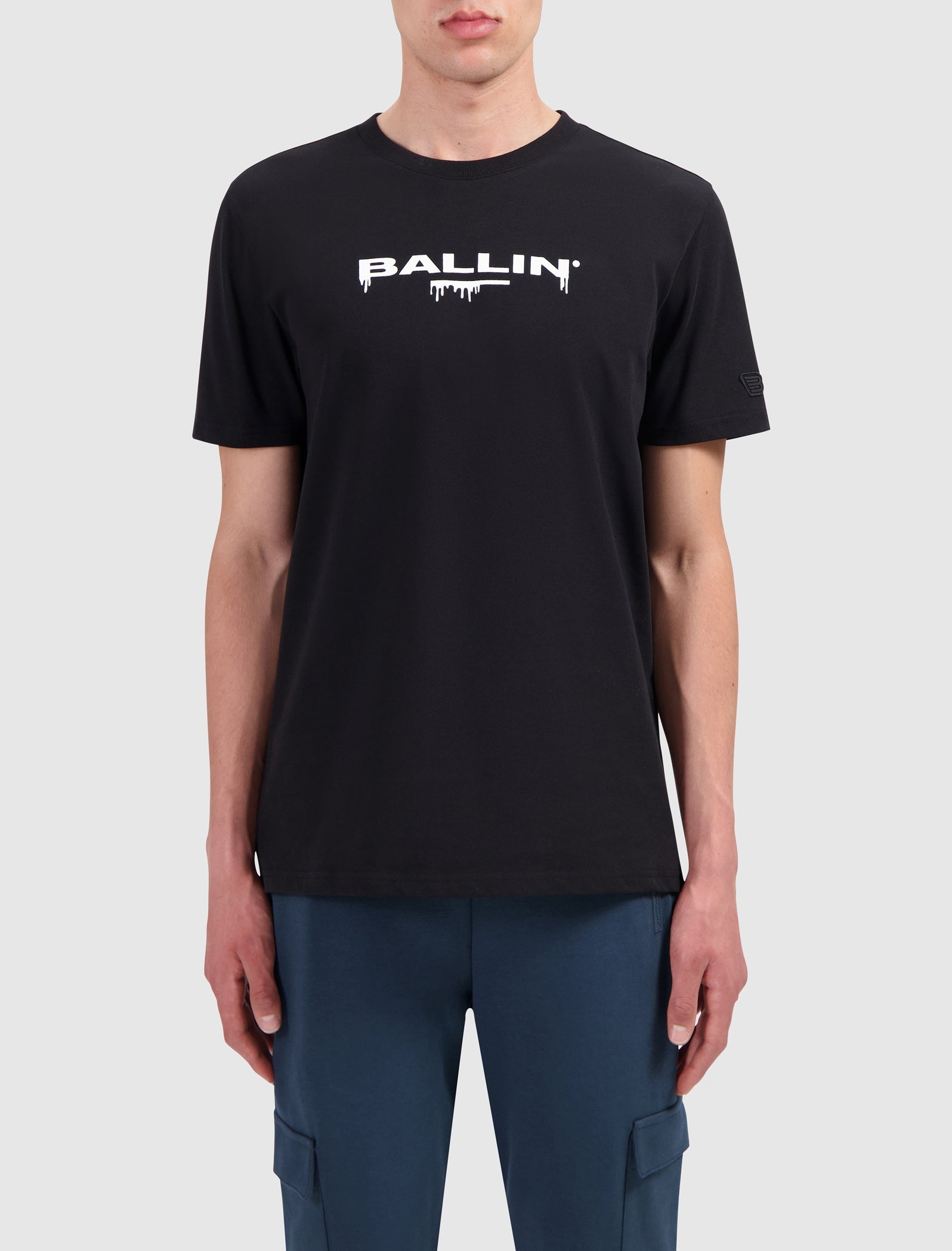 Dripping Logo T-shirt | Black