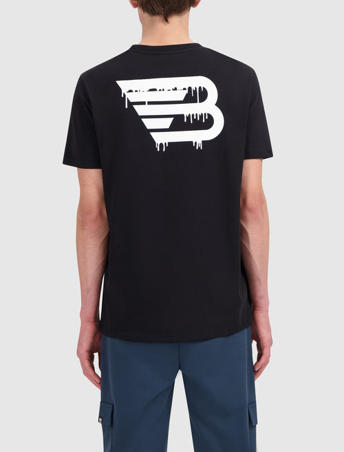 Dripping Logo T-shirt | Black