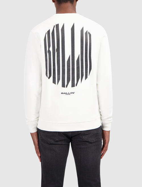 Grunge Logo Sweater | Off White