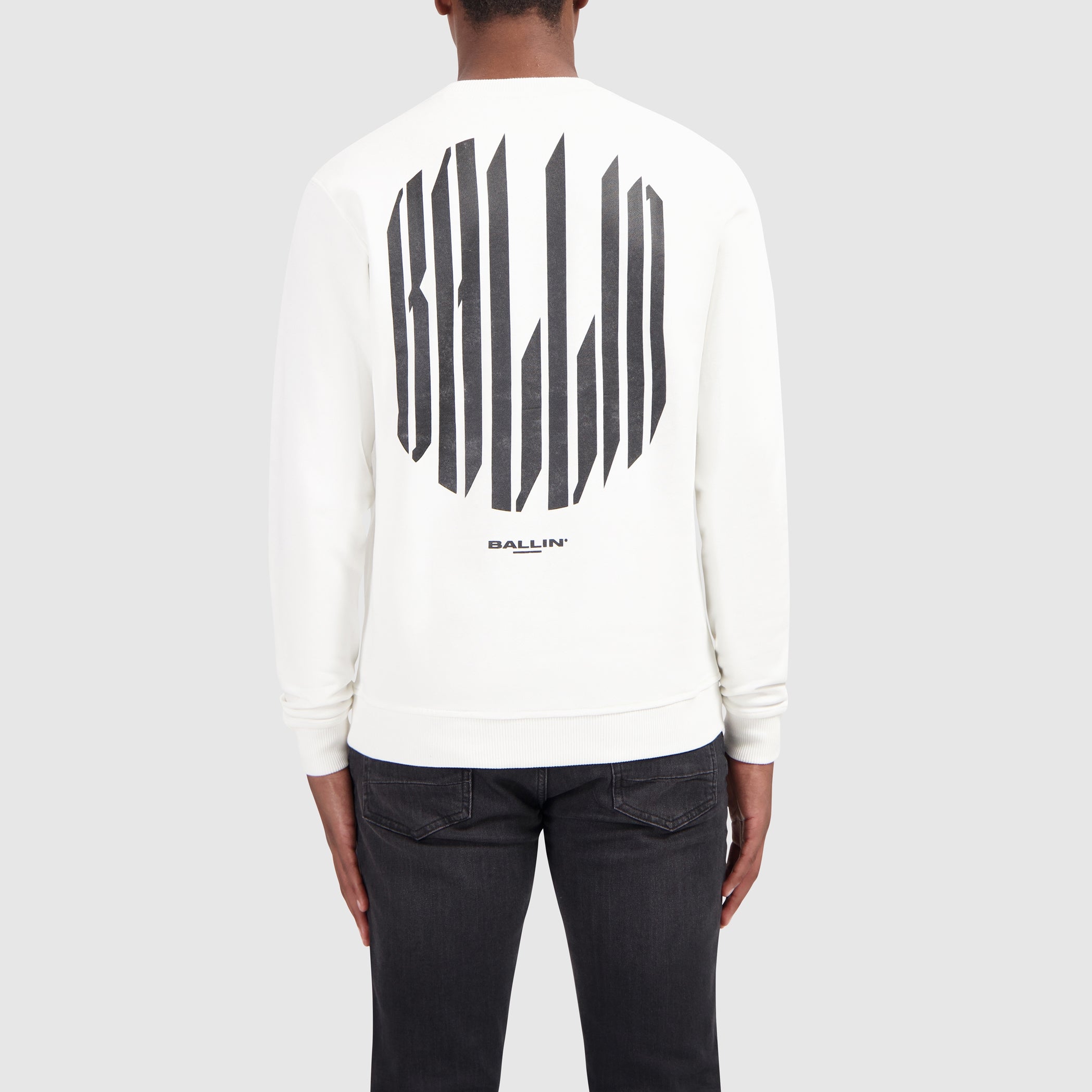 Grunge Logo Sweater | Off White