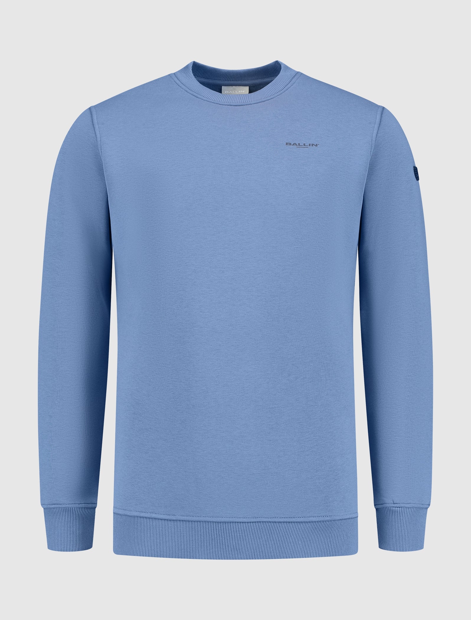 Scribble Icon Logo Sweater | Blue Grey