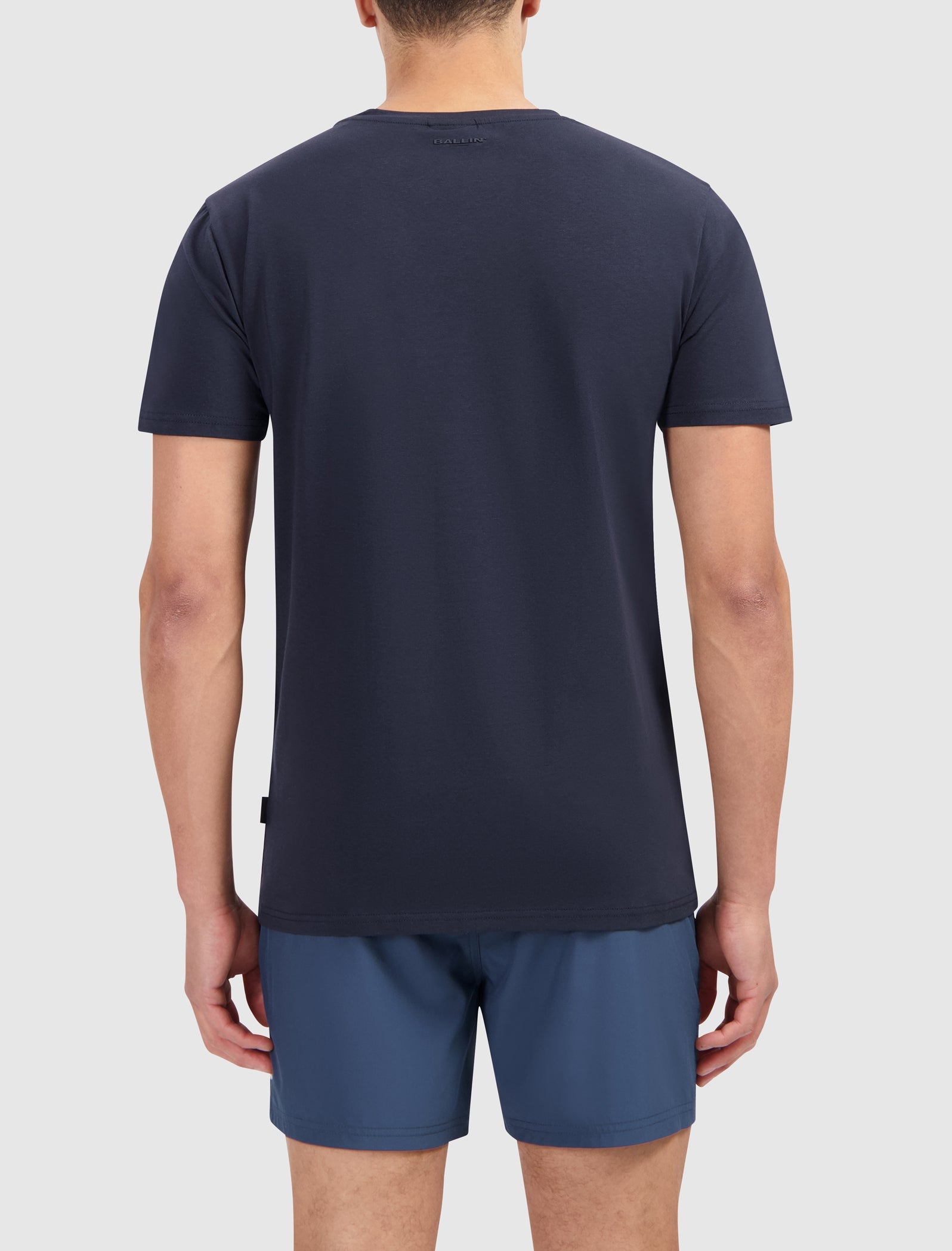 Stacked Logo T-shirt | Navy