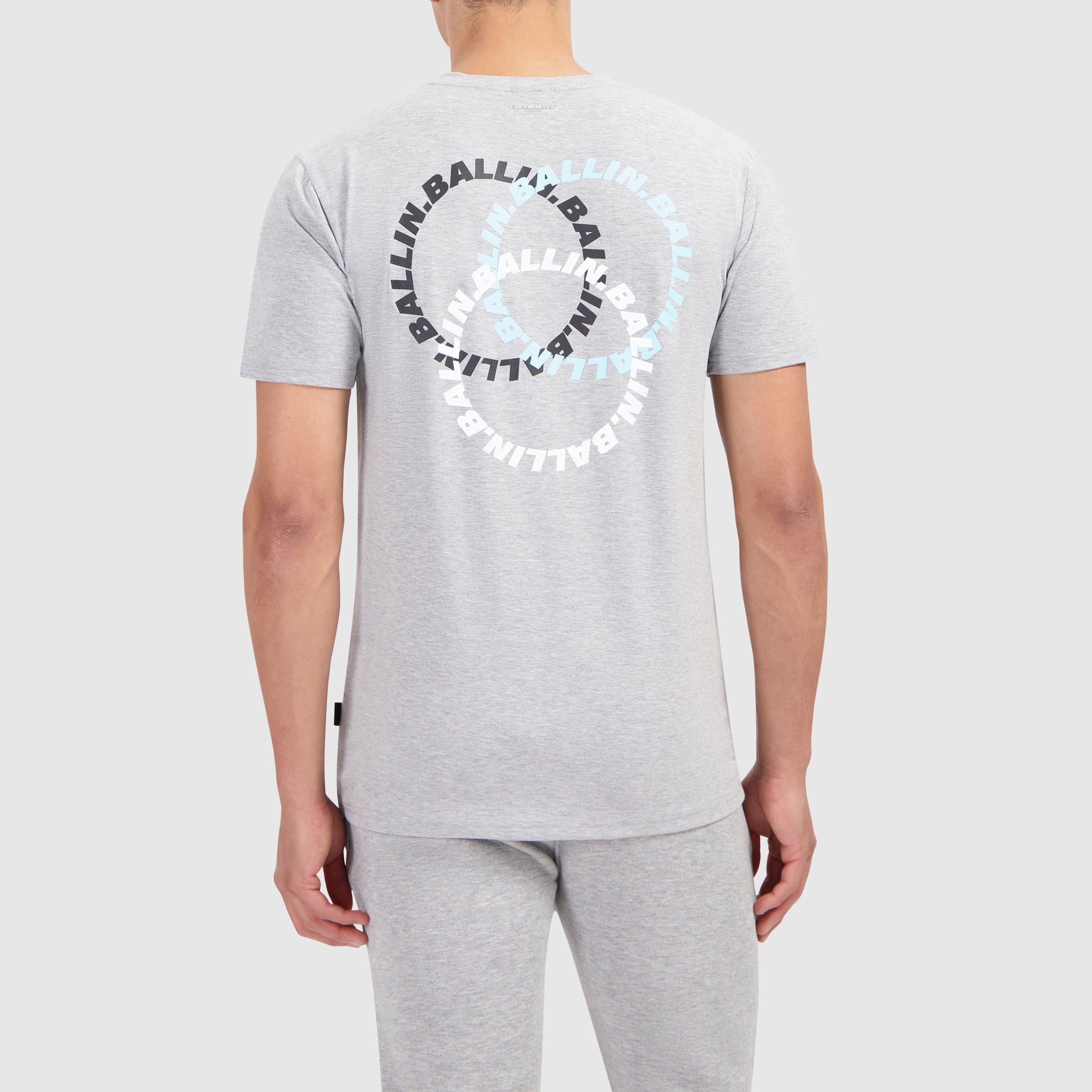 Triangular Circles Logo T-shirt | Grey