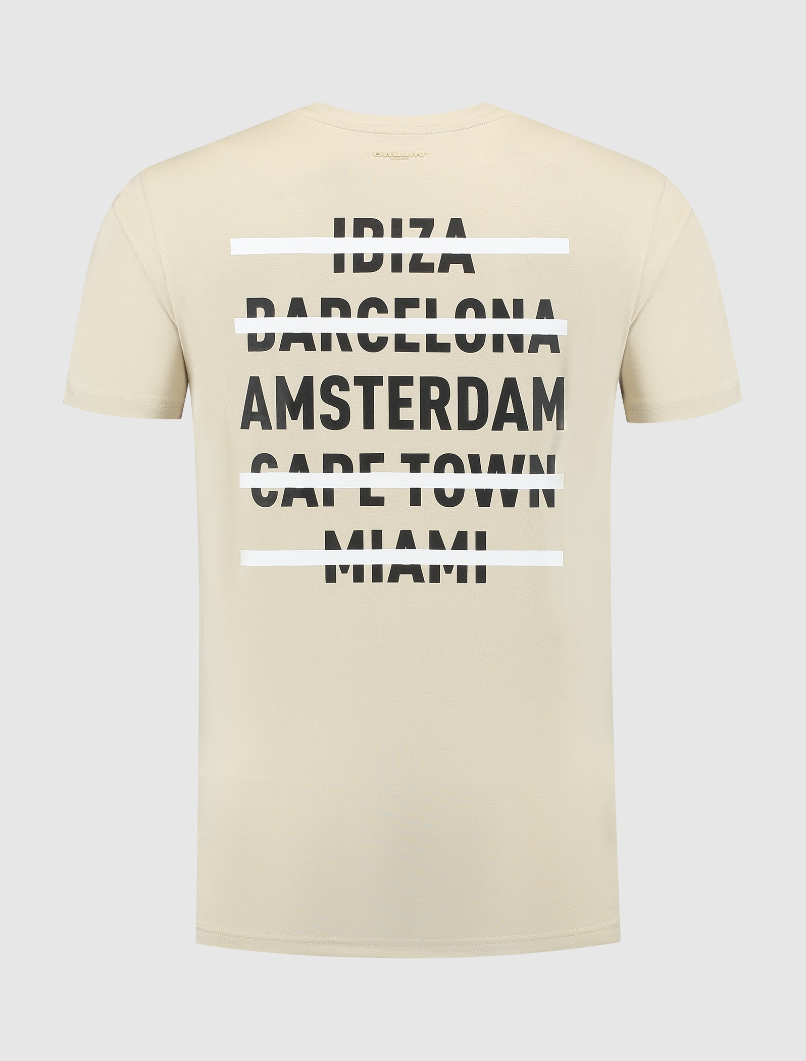 World Cities T-shirt | Sand