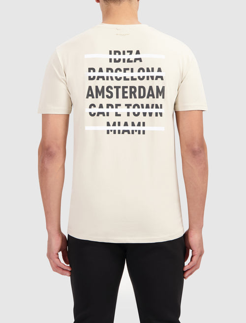 World Cities T-shirt | Sand