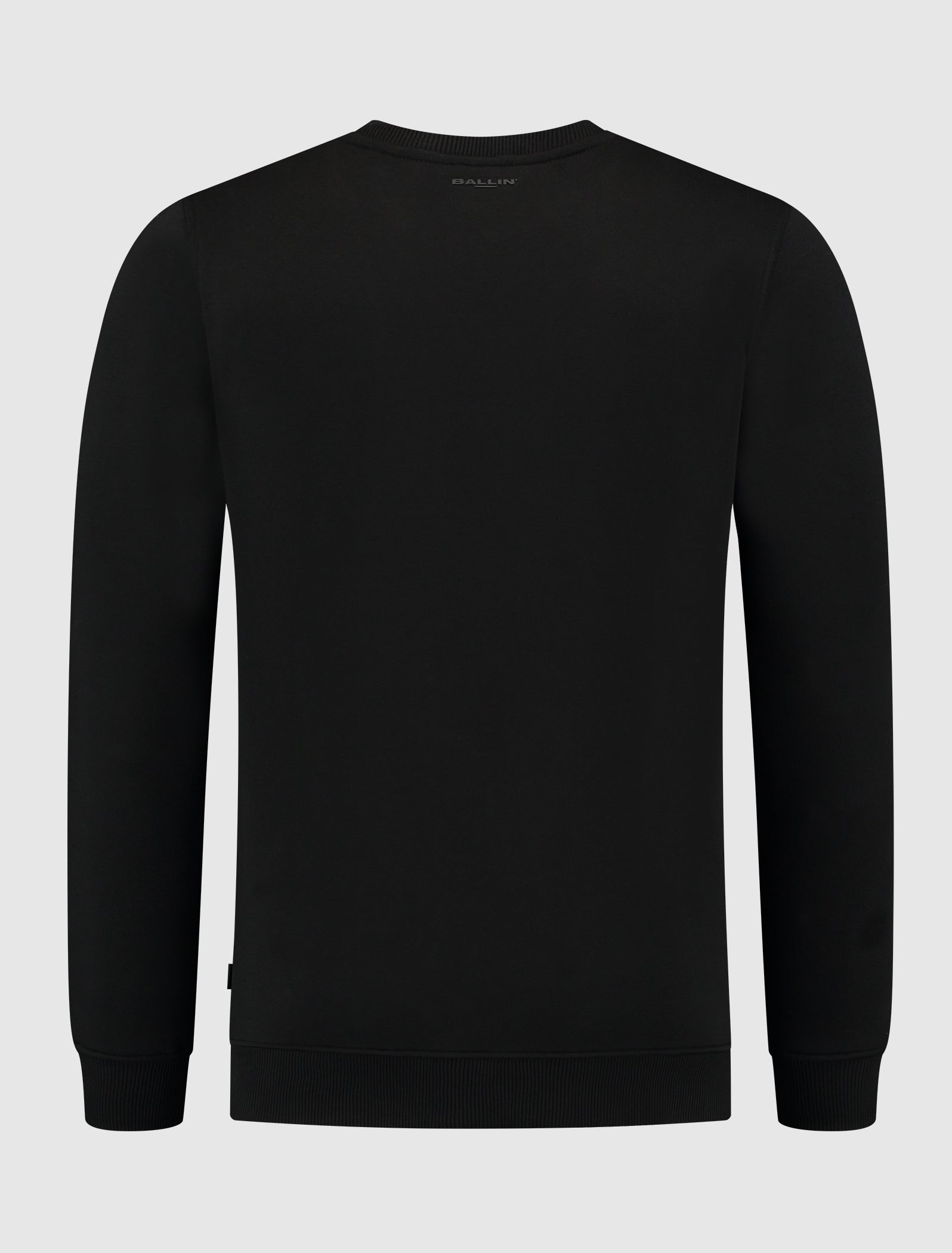 Rotated Logo Print Sweater | Black