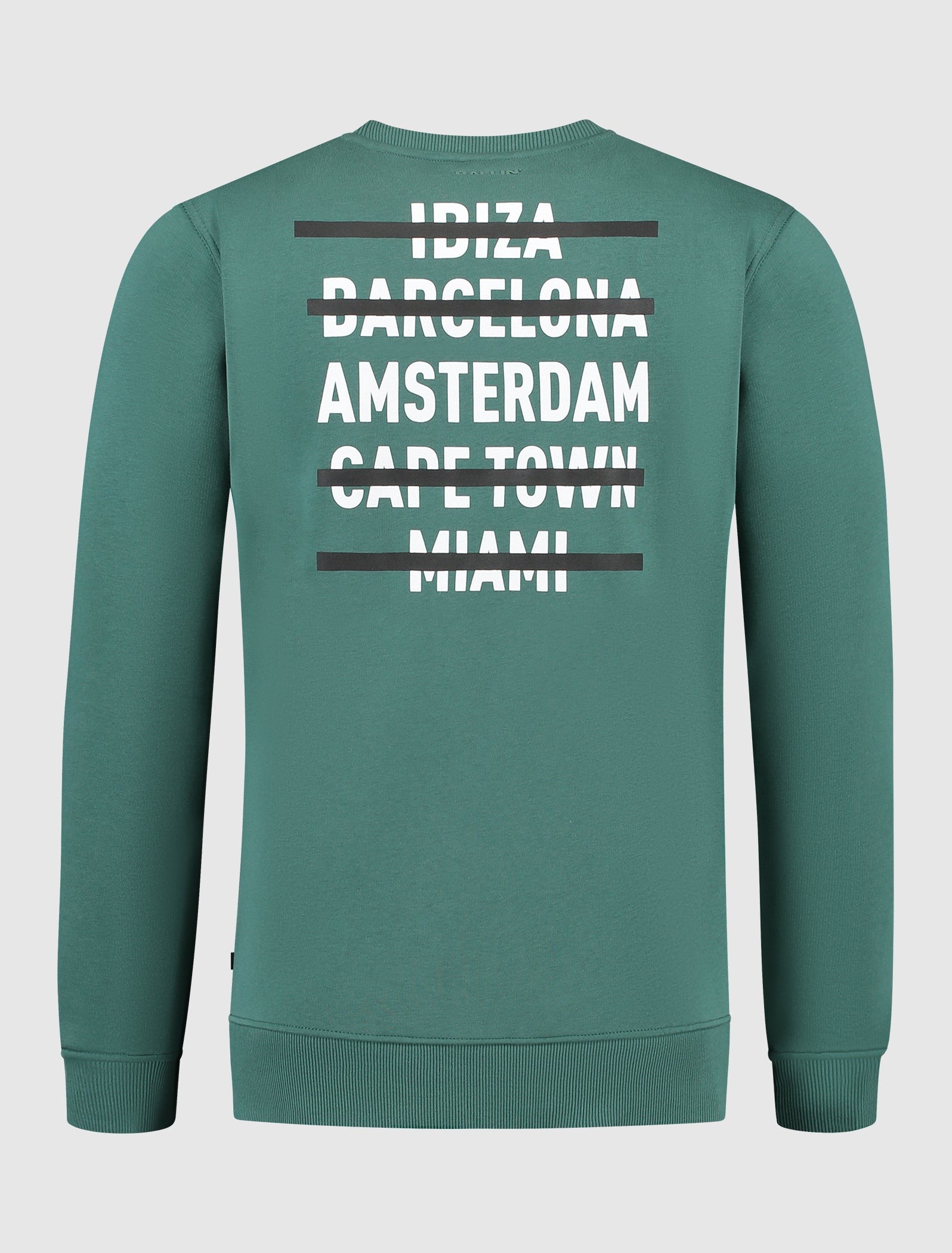 World Cities Sweater | Faded Green