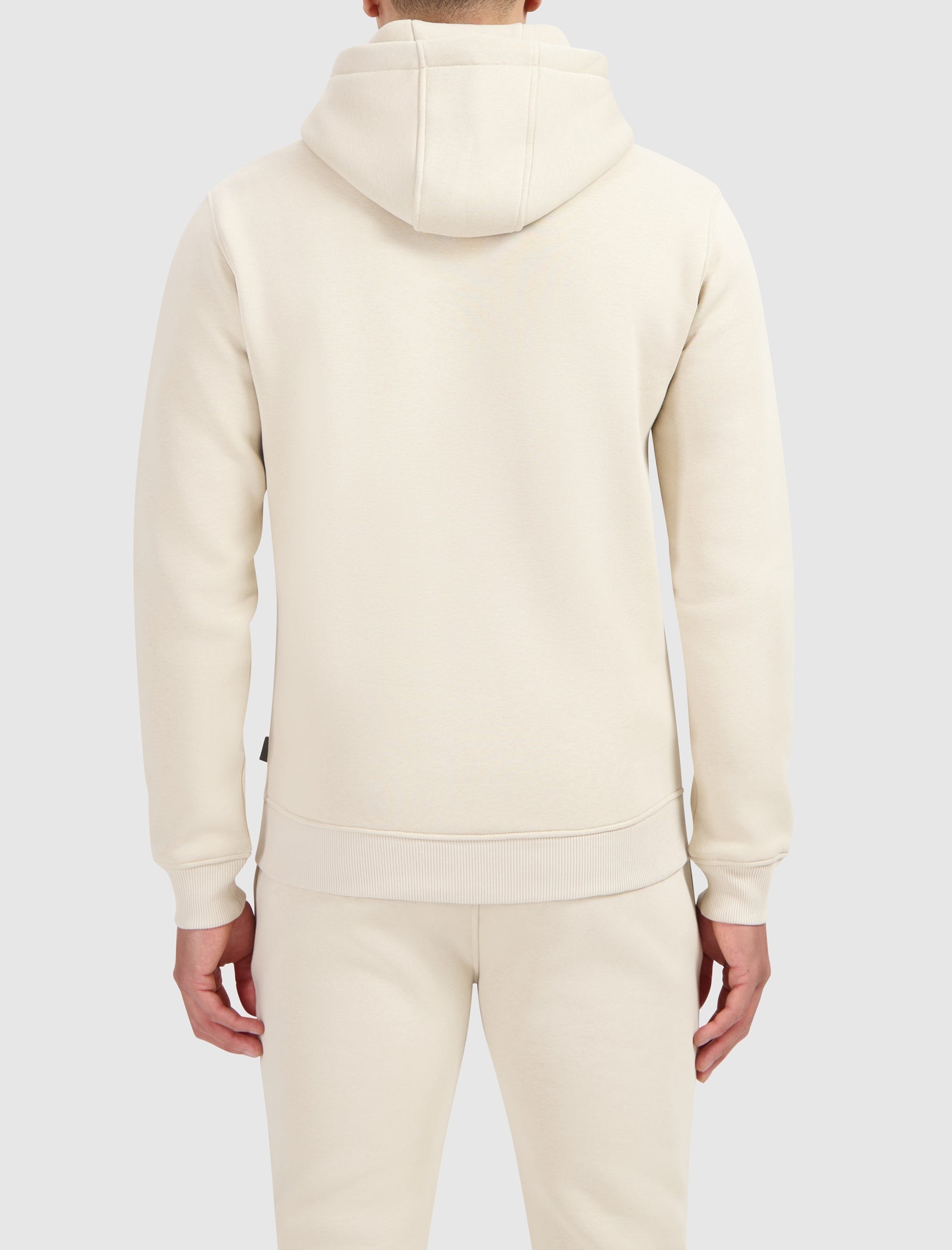 Double Icon Logo Hoodie | Sand