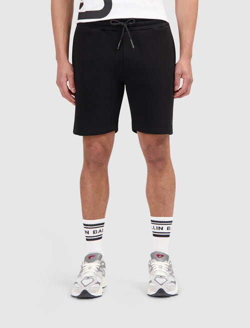 Tonal Logo Sweat Shorts | Black