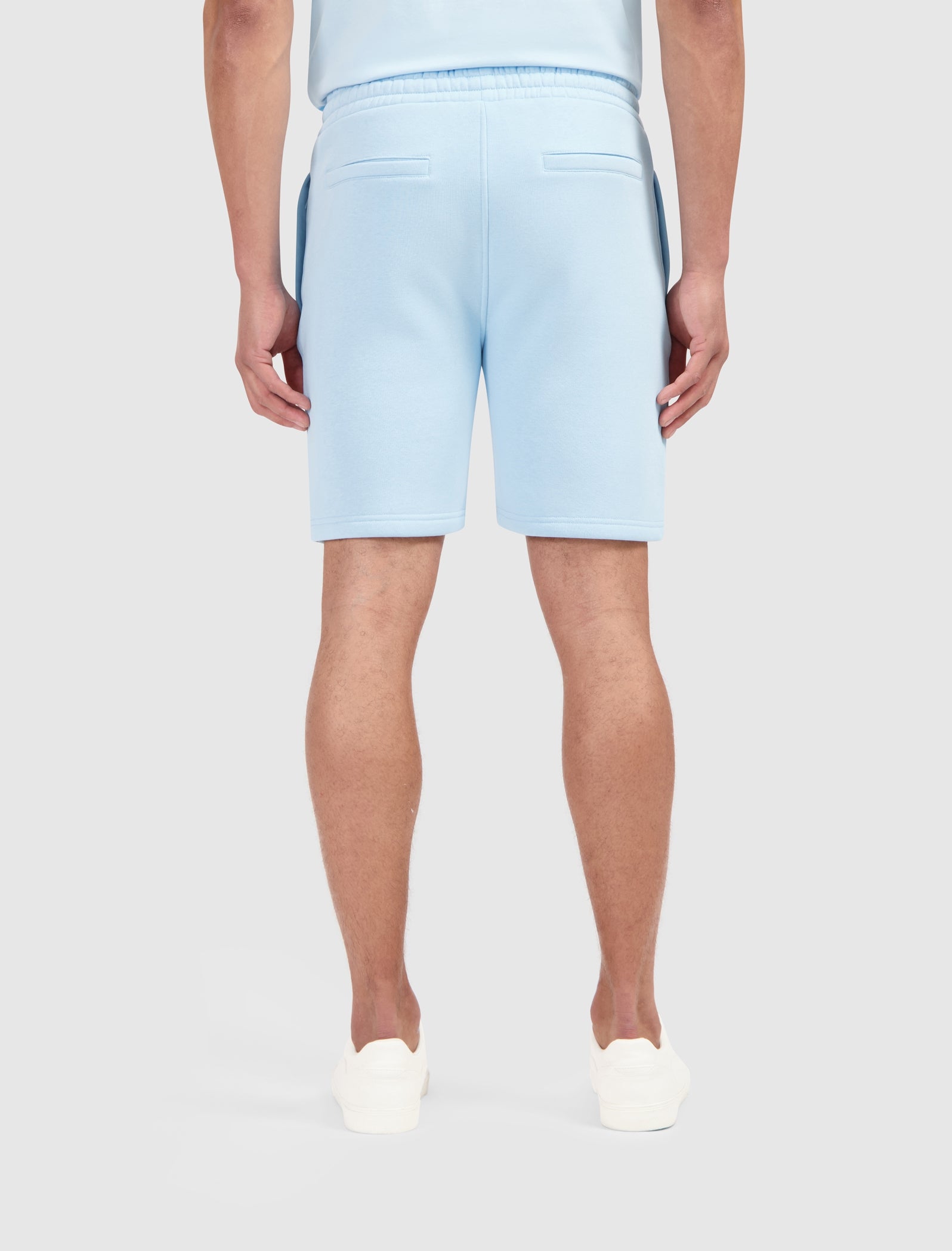Tonal Logo Sweat Shorts | Lt Blue